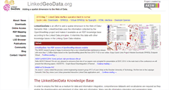 Desktop Screenshot of linkedgeodata.org