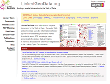 Tablet Screenshot of linkedgeodata.org